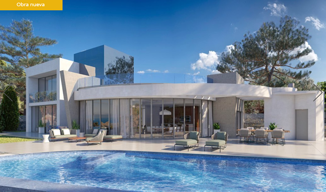 Modern luxury villa with sea views for sale in Javea | Balcony to the Sea